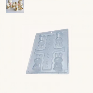 BWB Special 3-Part Mold - 10129 Coelho Sentado Pequeno - Pralinform Kanin