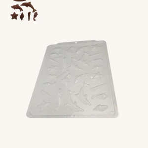 BWB Simple Mould -Tema Fundo Do Mar 9293- Pralinform Havsdjur Chokladform