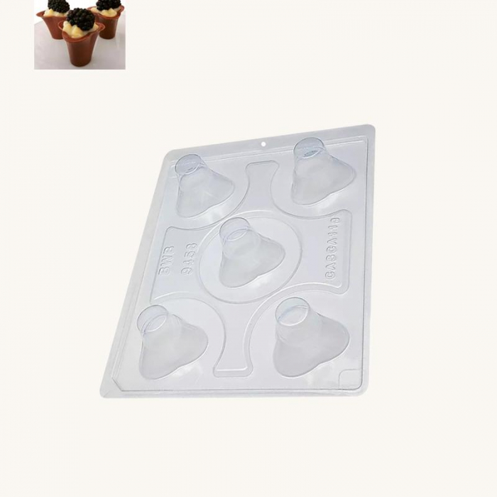 BWB Special 3-Part Mold - 9458 Copo Mousse 6 - Pralinform Chokladform