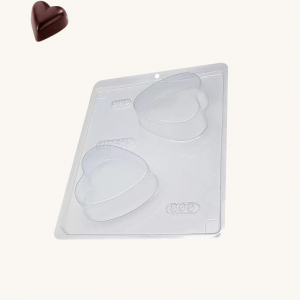 BWB Special 3-Part Mold - 865 Pão de Mel Coração Grande - Pralinform Hjärtan