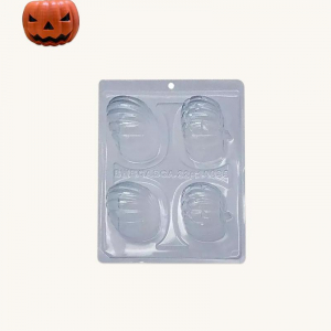 BWB Special 3-Part Mold - 10035 Abóbora Halloween Média -Pralinform Pumpor