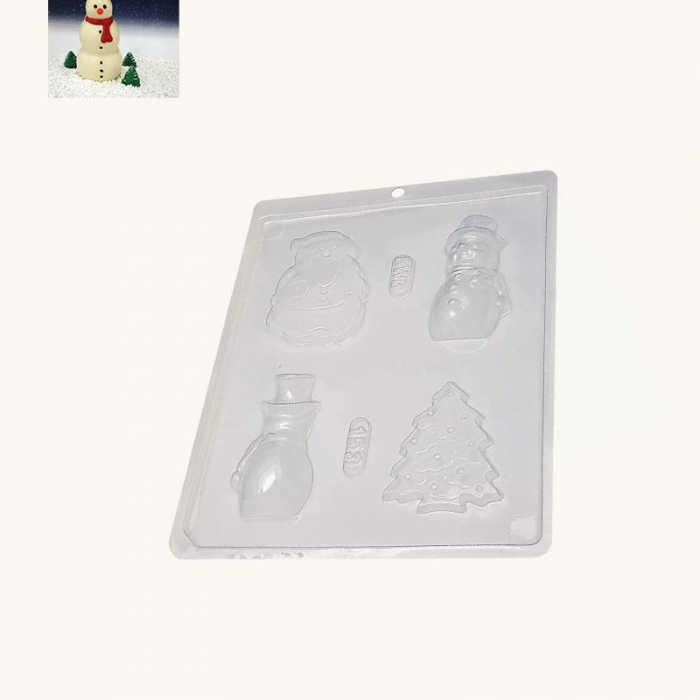 BWB Simple Mold - Boneco De Neve 153 - Pralinform Julmotiv