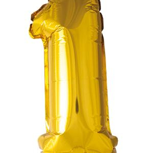Sifferballong "1" - Guld