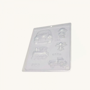 BWB Simple Mold - Brinquedos 136 - Pralinform Chokladform Fordon