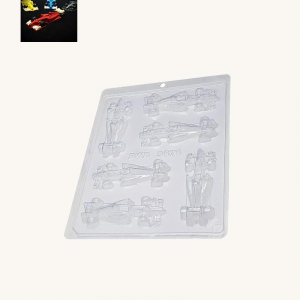 BWB Simple Mold - Carro de Corrida 9678 - Pralinform Chokladform Ferraribilar