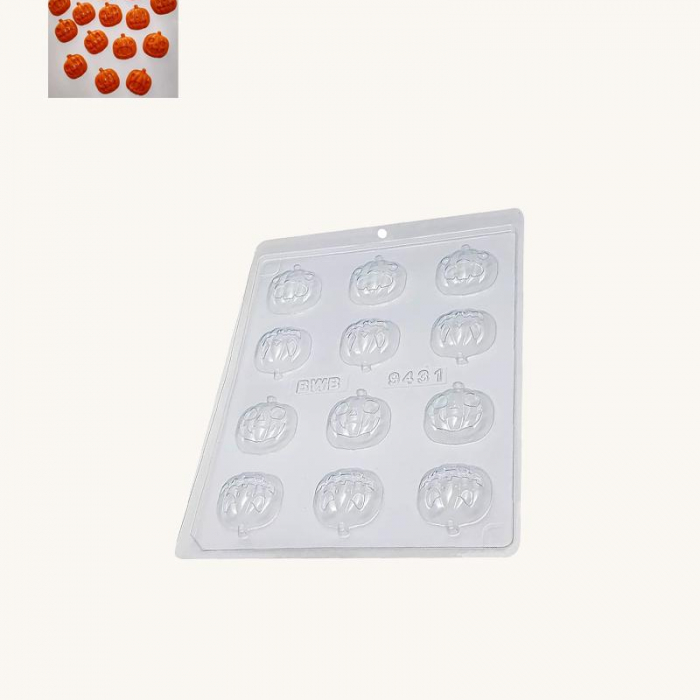 BWB 9431 - Simple Mold - Pralinform Chokladform Pumpor Halloween