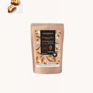 Valrhona Mjölkchoklad Caramelia 35%, 250 g