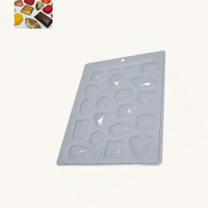 BWB Simple Mold - Pedras Preciosas 9744 - Pralinform Chokladform Diamanter