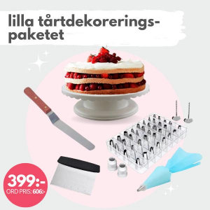 Stora Tårtdekoreringspaketet - Spritsa, Fyll och Dekorera!