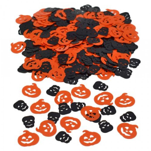 Confetti pumpor och döskallar- Halloween