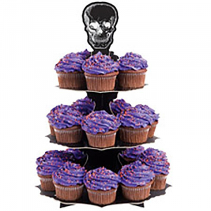 Muffins ställ Döskallar 3-delar Halloween- Wilton
