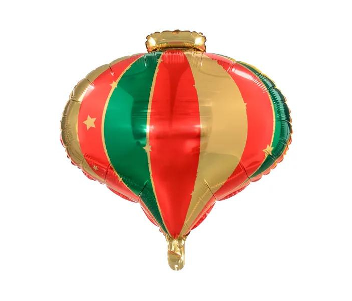 Folieballong Röd/Grön 51x49cm