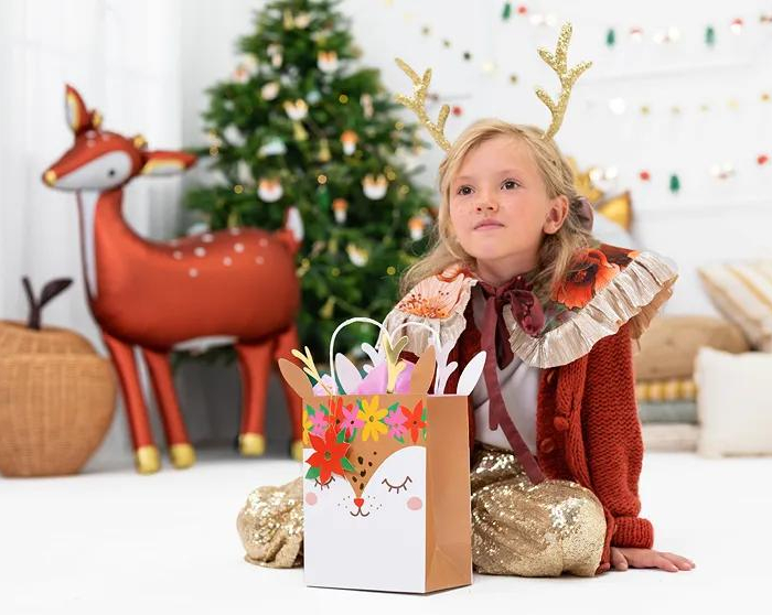 Godispåsar Gift bag Deer Rådjur Jul