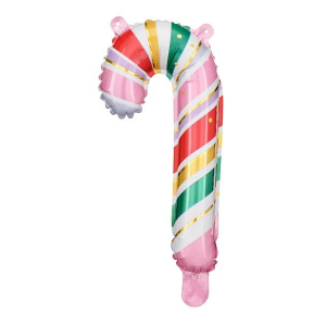 Folieballong Godis Käpp Candy cane, 18.5x35 cm