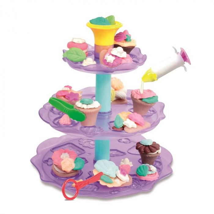 Dough Cup Cake Tower- Cup Cake Torn med Modellera - JDE