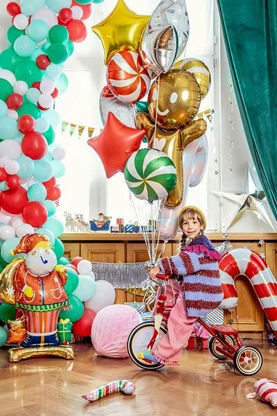 Folieballong Jultomte Santa, 26x31cm