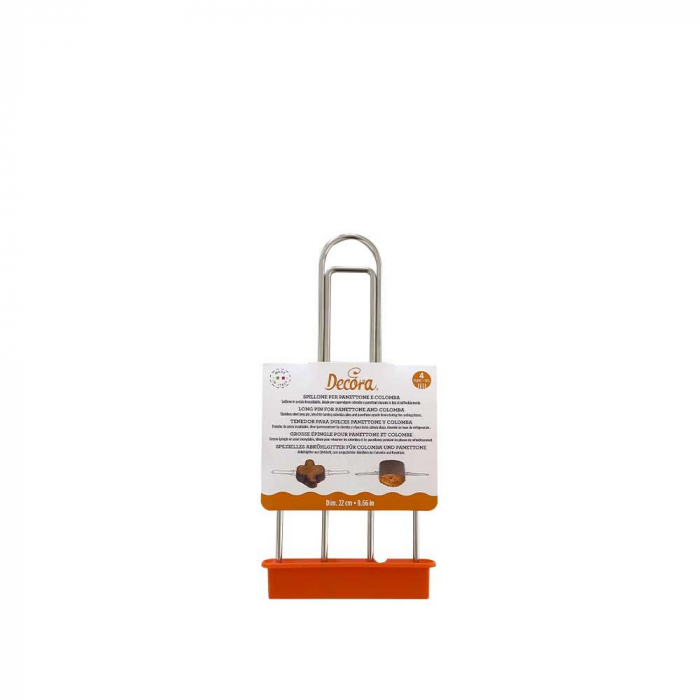 Panettone Bakset: Bakformar 750g, Panettoneset Ugnssäker 4-Pack + Arom + Spett