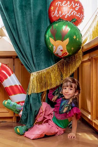 Folieballong Merry Christmas Jul 45cm