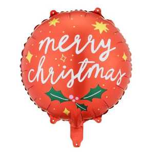 Folieballong Merry Christmas Jul 45cm