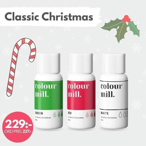 Colour Mill Classic Christmas - Chokladfärg 3-Pack Oljebaserad Ätbar Färg