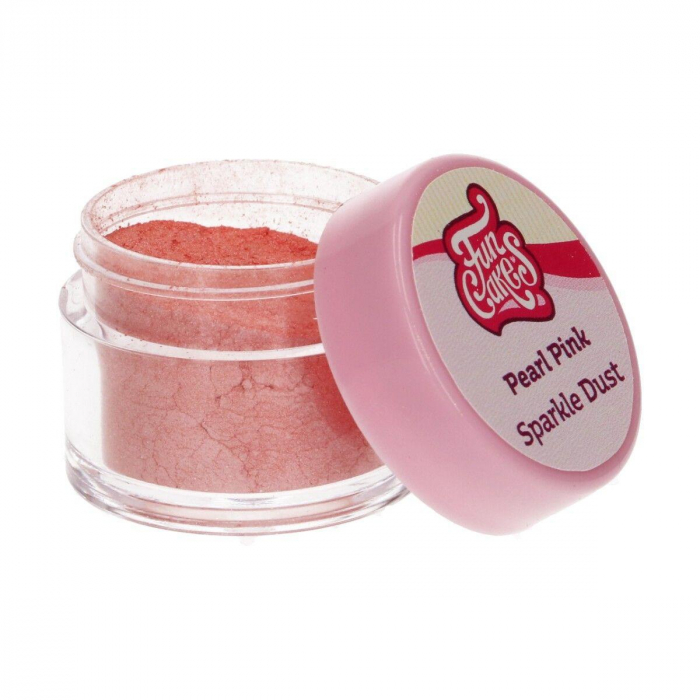 FunCakes - Pärlosa Skimrande Pulverfärg | Pearl Pink