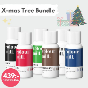 Colour Mill Christmas Tree Bundle - Chokladfärg 6-Pack Oljebaserad Ätbar Färg