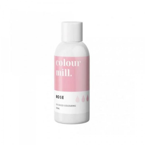 Rose Rosa Chokladfärg Oljebaserad Ätbar100ml - Colour Mill