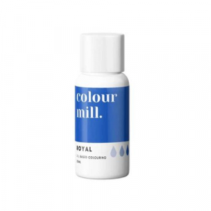 Royal Mörkblå Chokladfärg Oljebaserad Ätbar Färg 20ml - Colour Mill
