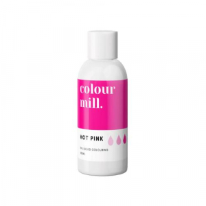 Hot Pink Rosa Chokladfärg Oljebaserad Ätbar Färg 20ml - Colour Mill