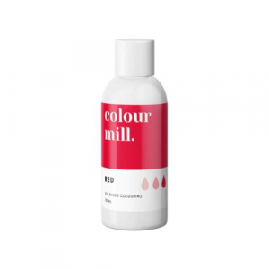 Red Röd Chokladfärg Storpack Oljebaserad Ätbar Färg 100ml - Colour Mill