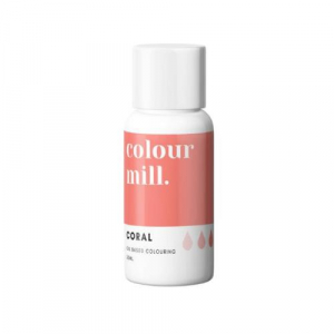 Coral Korall Chokladfärg Oljebaserad Ätbar Färg 20ml - Colour Mill