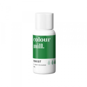 Forest Mörkgrön Chokladfärg Oljebaserad Ätbar Färg 20ml - Colour Mill