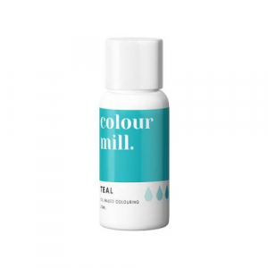 Teal Chokladfärg Oljebaserad Ätbar Färg 20ml - Colour Mill