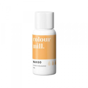 Mango Gul Chokladfärg Oljebaserad Ätbar Färg 20ml - Colour Mill