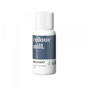 Midnight Grå Chokladfärg Oljebaserad Ätbar Färg 20ml - Colour Mill