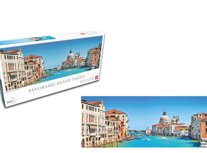 Puzzle Grand Canal Venice 504pcs- Panorama Pussel