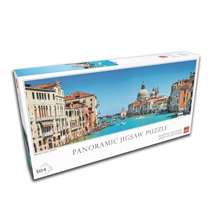 Puzzle Grand Canal Venice 504pcs- Panorama Pussel