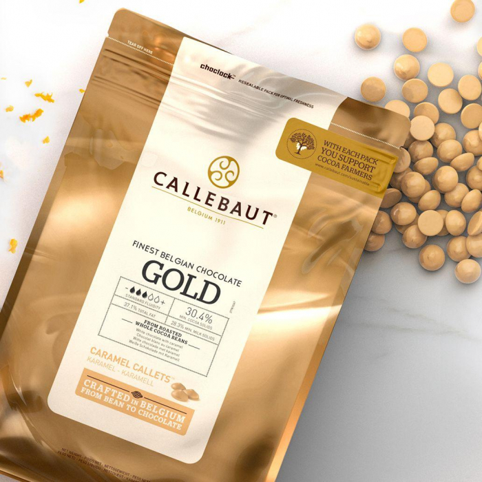 FYND 22/11 Callebaut Chocolate Callets Gold 2,5kg