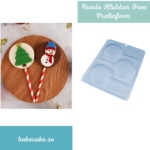Pralinform Rund Klubba - Oreo - Chokladform - BWB 9843 - Special 3 Part Mold