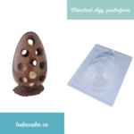 Pralinform Mönstrat Ägg 500g - BWB 9553 - Special 3 Part Mold