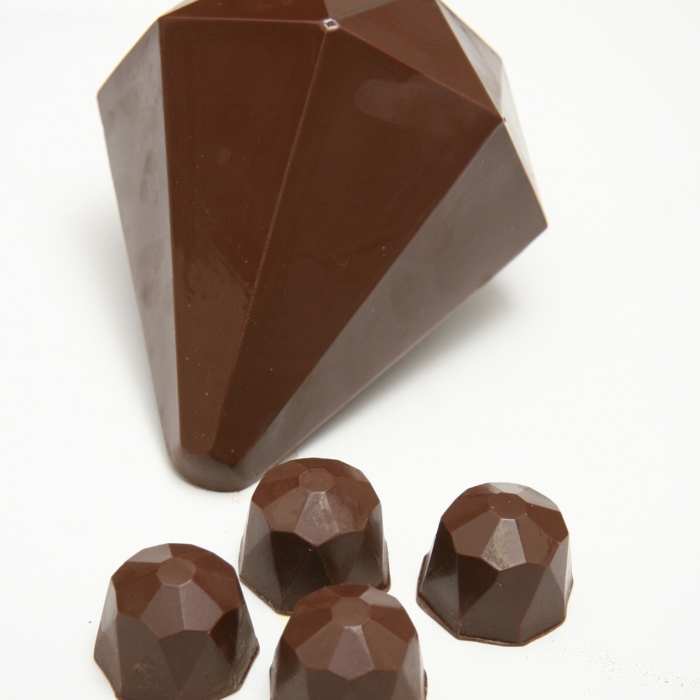 BWB Special 3-Part Mold - 852 Ovo Diamante 500g - Pralinform Diamant