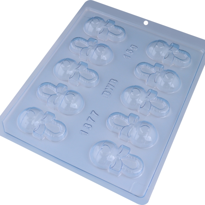 BWB Mold - Chocalho Bebe 1377 - Pralinform Chokladform Nappar