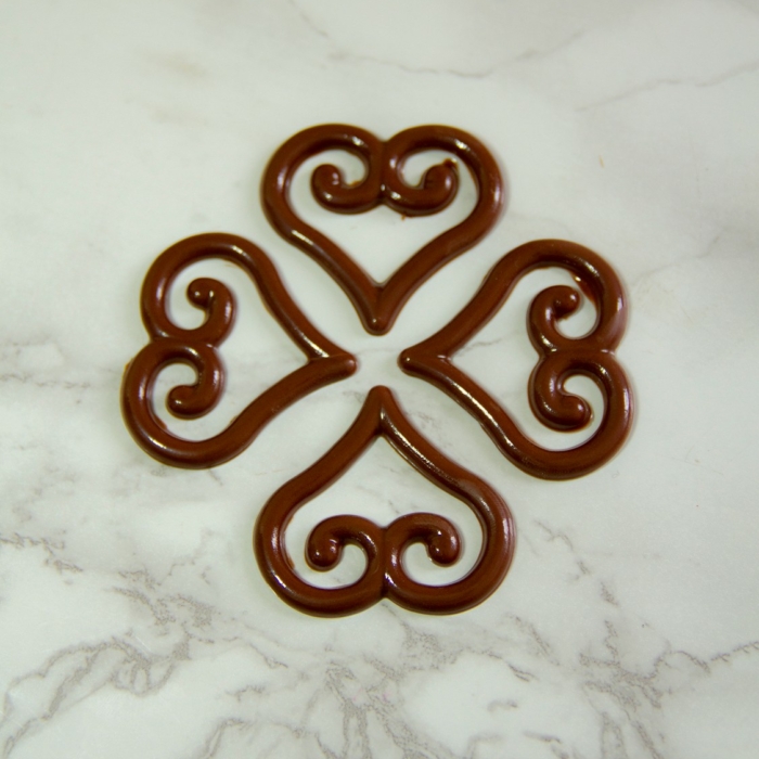 BWB Mold - Arabesco Coração 9690 - Pralinform Chokladform Hjärta