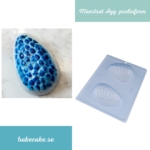 Pralinform Ägg 150g Chokladform - BWB 9448 - Special 3 Part Mold