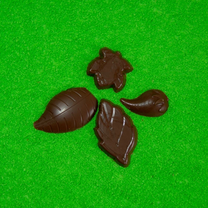 BWB Simple Mold - Folhas 9342 - Pralinform Löv 16st Chokladform