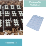 Pralinform Rektangel Chokladform - BWB 9586