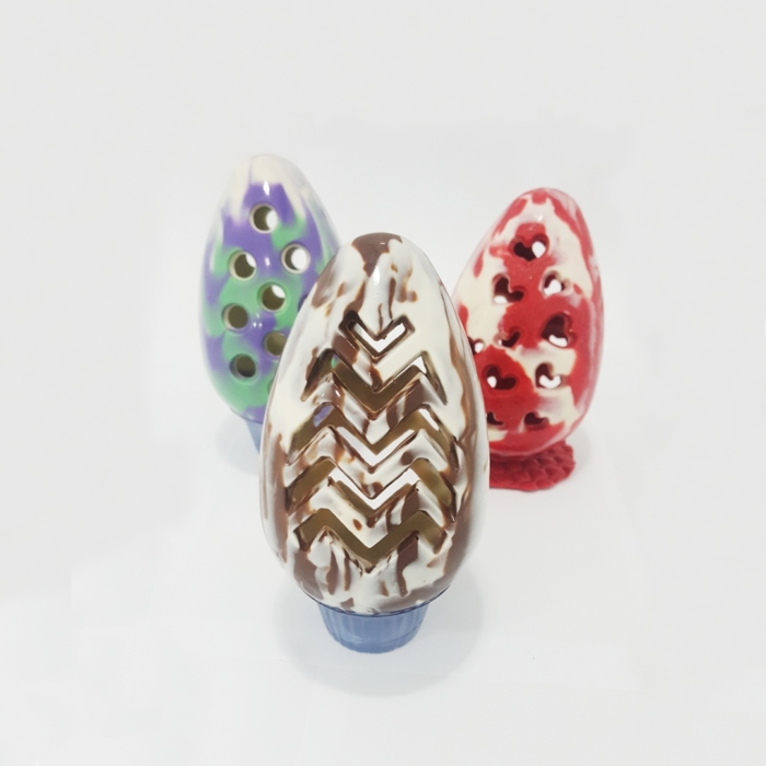 BWB 9561 - Special 3-Part Mold - Pralinform Ägg 250g Chokladägg, Chokladform