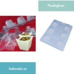 Pralinform Block Kopp Chokladform - BWB 9427 - Special 3 Part Mold
