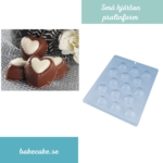 Pralinform Hjärta Chokladform - BWB 1278