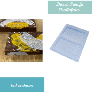 Dubai Kunafa Chokladform 3-Part Mold - 9980- Pralinform Chokladform